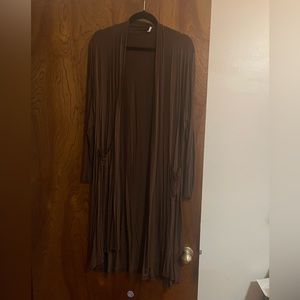 Zerdocean chocolate brown cardigan